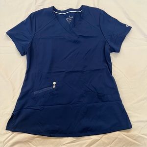 Navy blue beyond scrub set! Only worn once!
